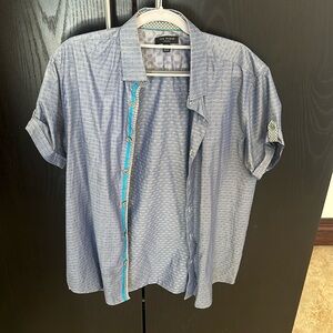 Ted baker short sleeve button shirt size 4